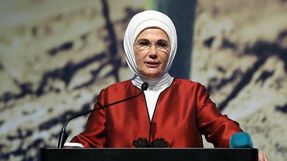 Emine Erdoğan'dan Filistinli çocuklara destek