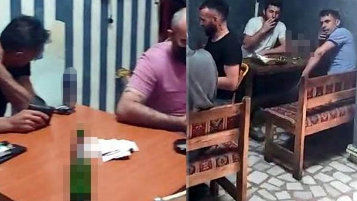 Gizli bölmede alkol alıp, iskambil oynadılar! 34 bin 690 lira ceza