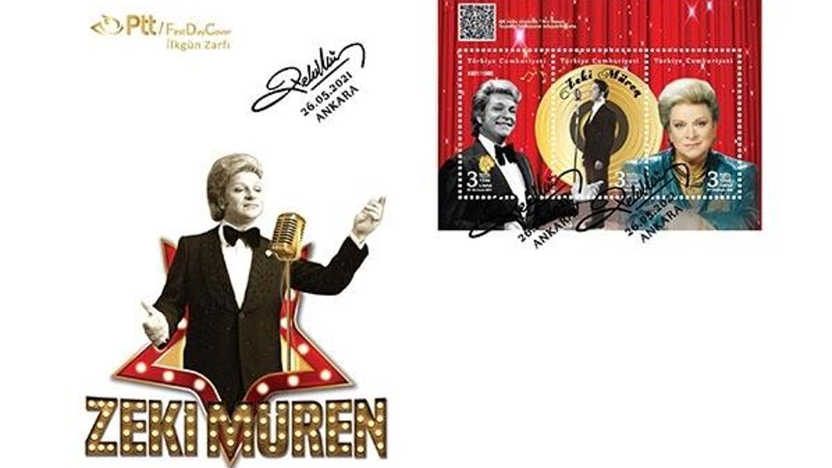 Zeki Müren için anma pulu ve ilkgün zarfı!