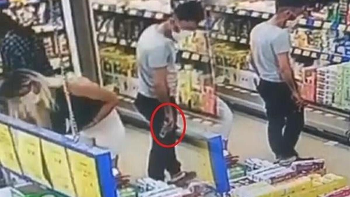 Marketteki kadının gizlice fotoğrafını çekmişti! Gözaltına alındı, işte ifadesi