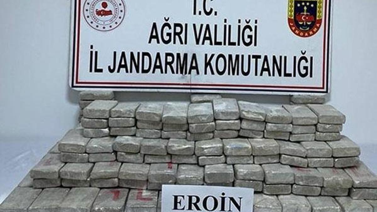 Türkiye-İran sınırında 109 kilogram eroin ele geçirildi