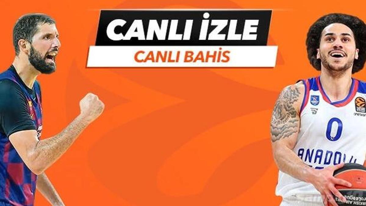 Barcelona - Anadolu Efes maçı Tek Maç, Canlı Bahis ve Canlı İzle seçenekleriyle Misli.com'da