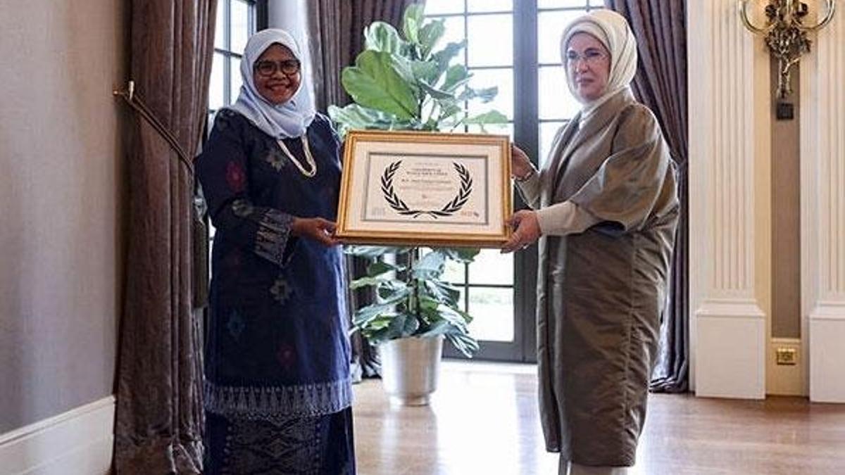 Emine Erdoğan, UN Habitat tarafından ödüle layık görüldü