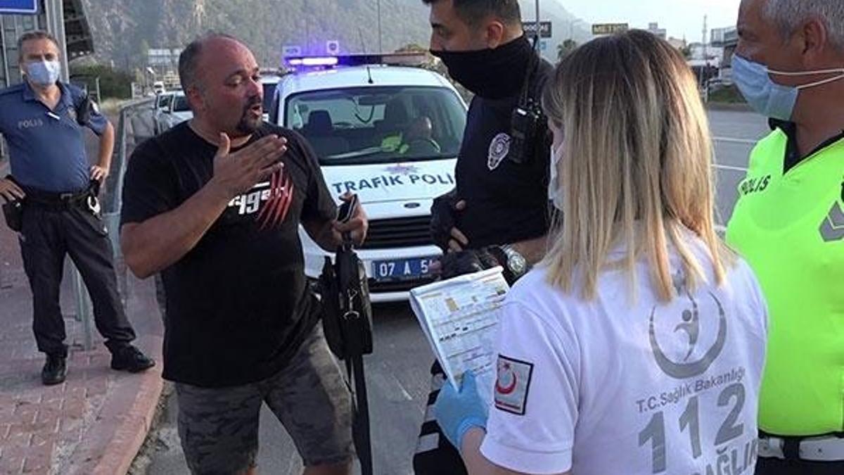 İranlı turist kaza yaptı sonrasında herkesi şoke etti!