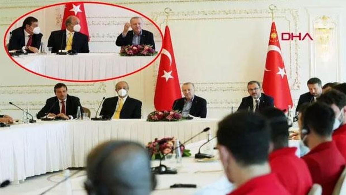 Cumhurbaşkanı Erdoğan, şampiyon Anadolu Efes'i kabul etti