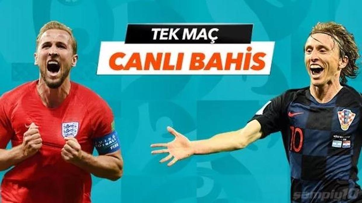 İngiltere - Hırvatistan maçı canlı bahis heyecanı Misli.com'da