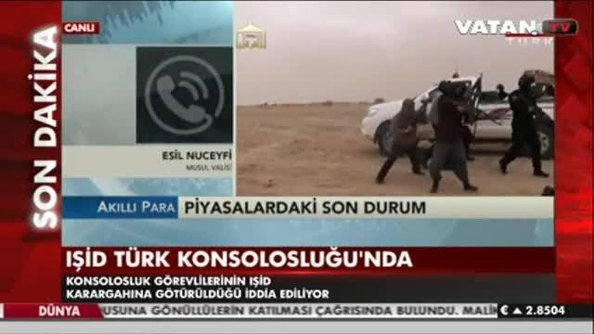 IŞİD Türkiye Konsolosluğu'na girdi rehineler var