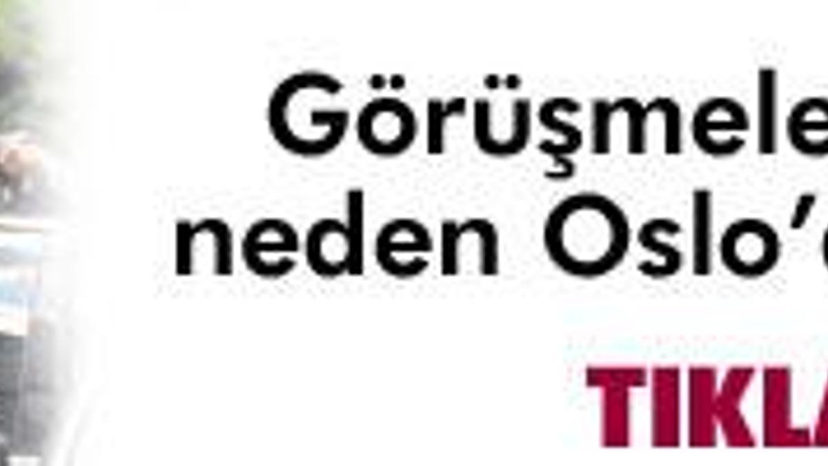 Oslo’da PKK ile 5 kez müzakere yapılmış