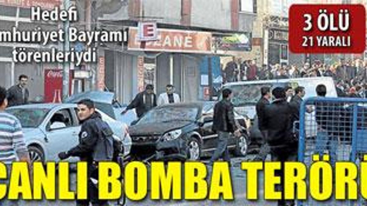 Canlı bombaya anne kalkanı