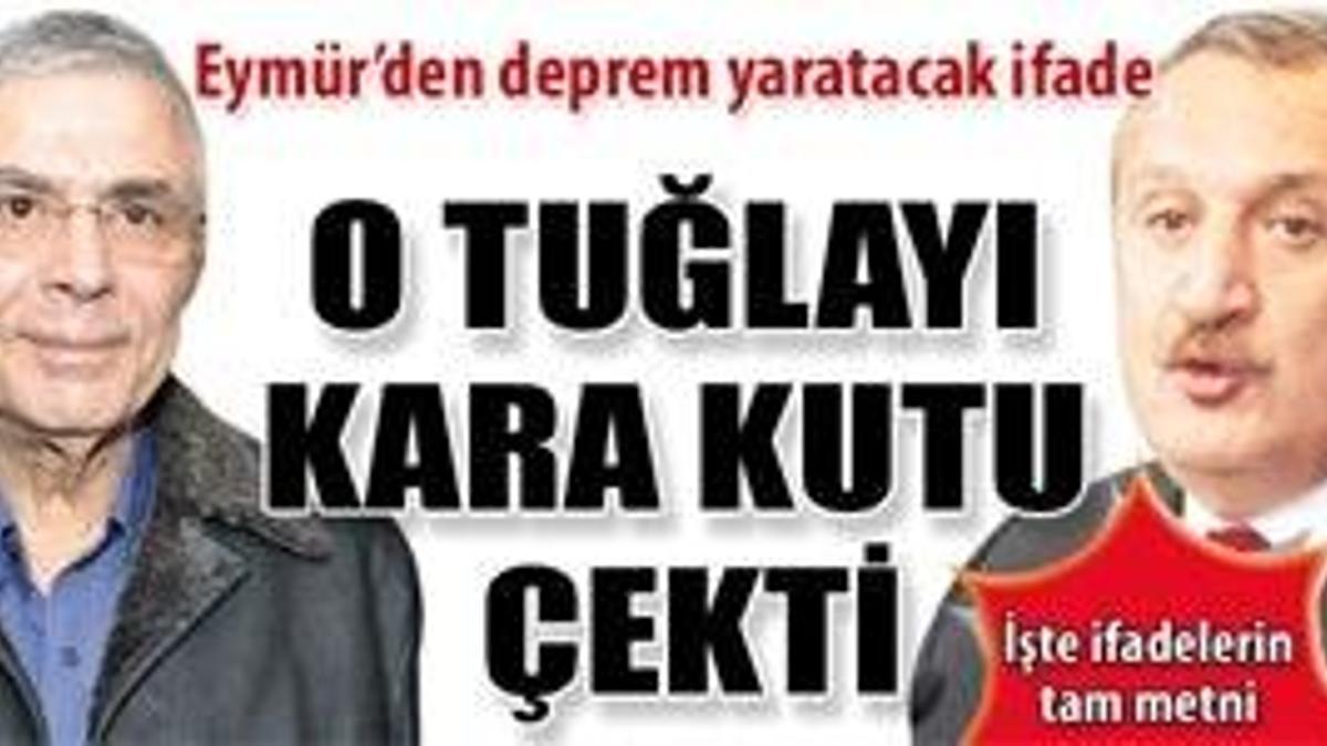 Kara kutu duvarı salladı