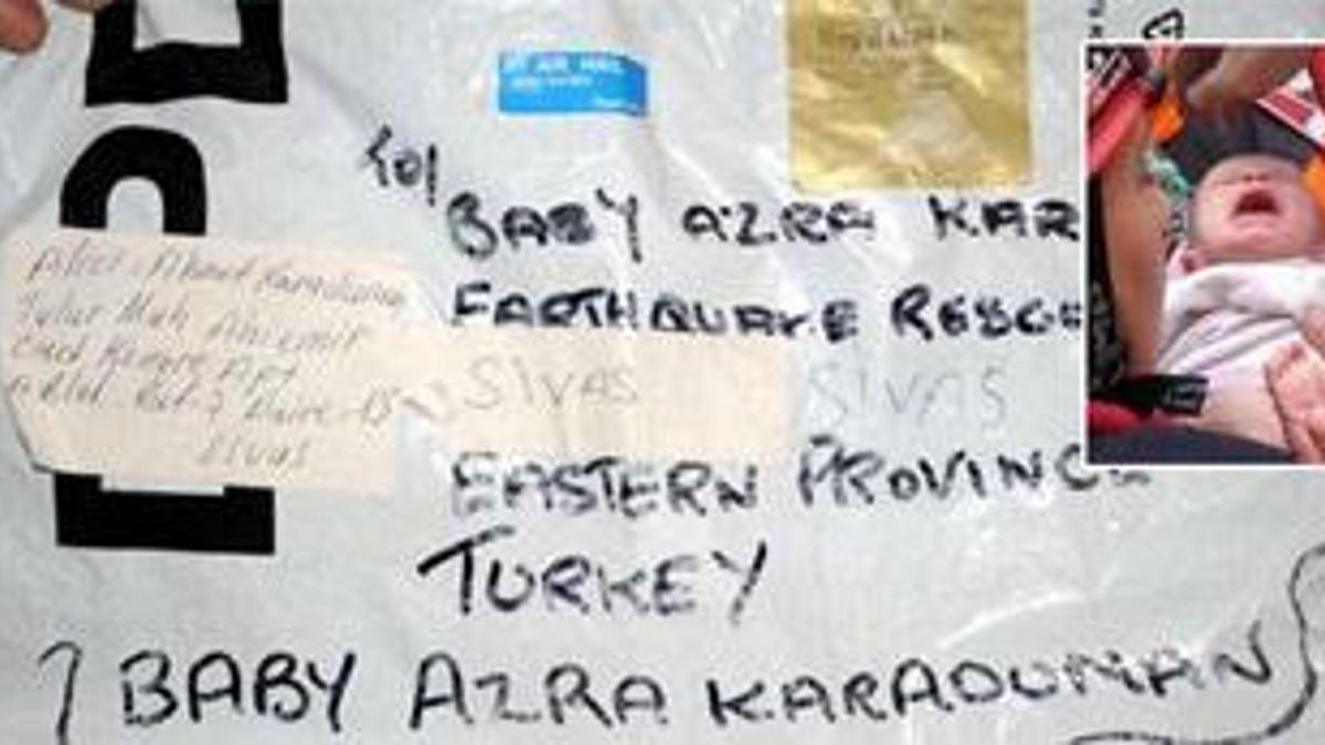 Okyanus ötesinden duygulandıran hediye