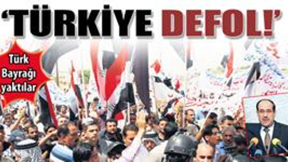 Irak'a sert bayrak tepkisi!