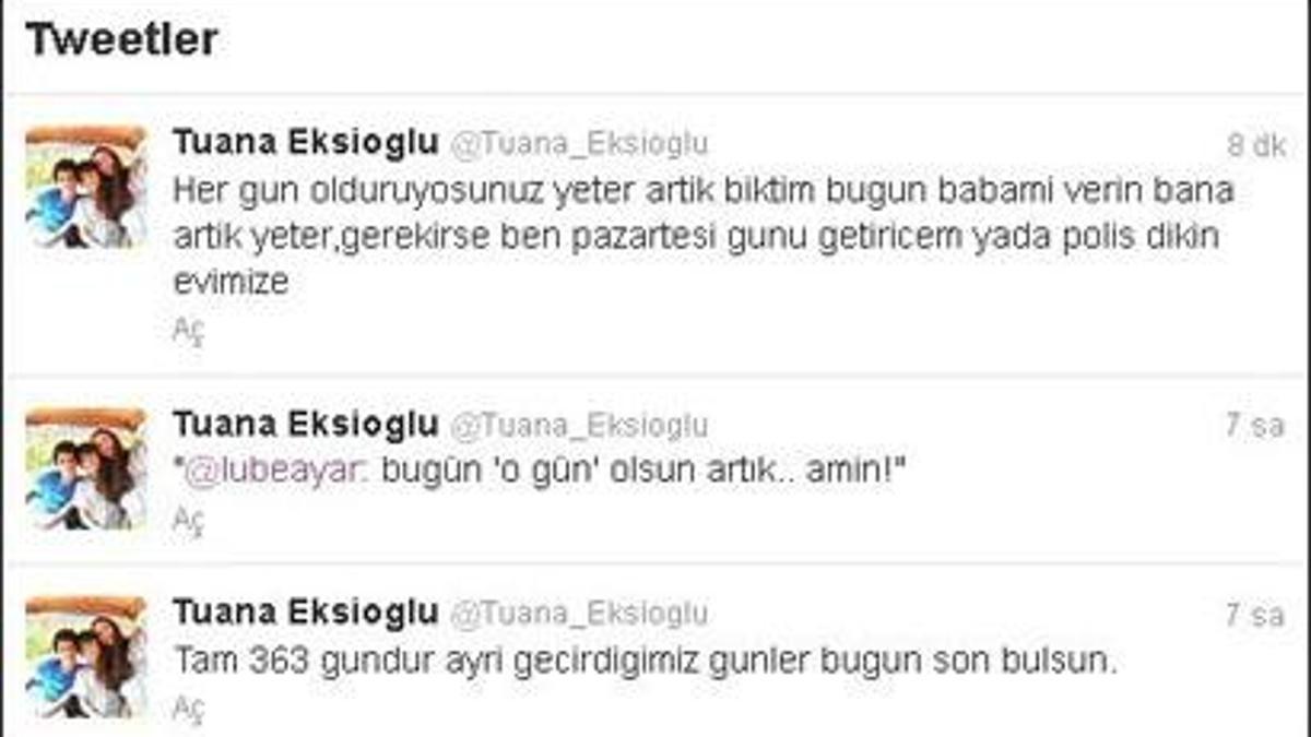 'Yeter artık babamı verin'