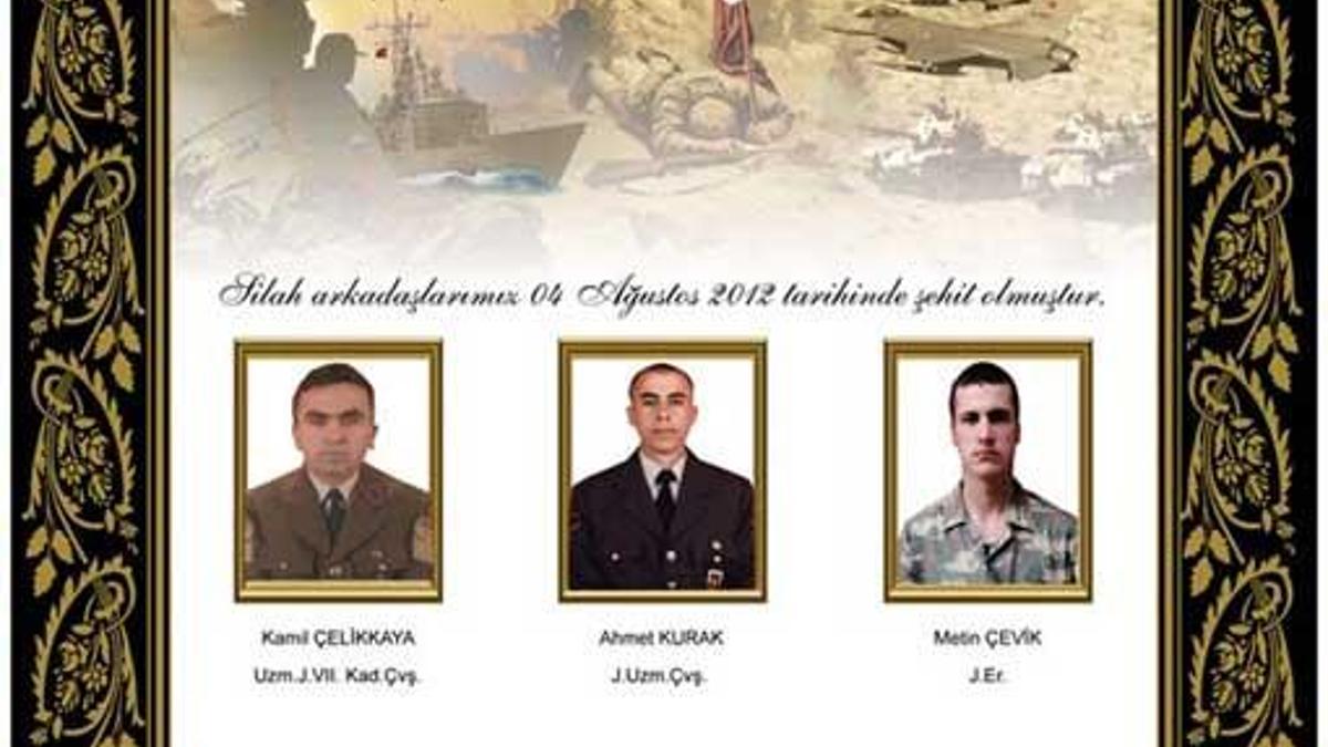 Genelkurmay Başkanı'ndan başsağlığı mesajı