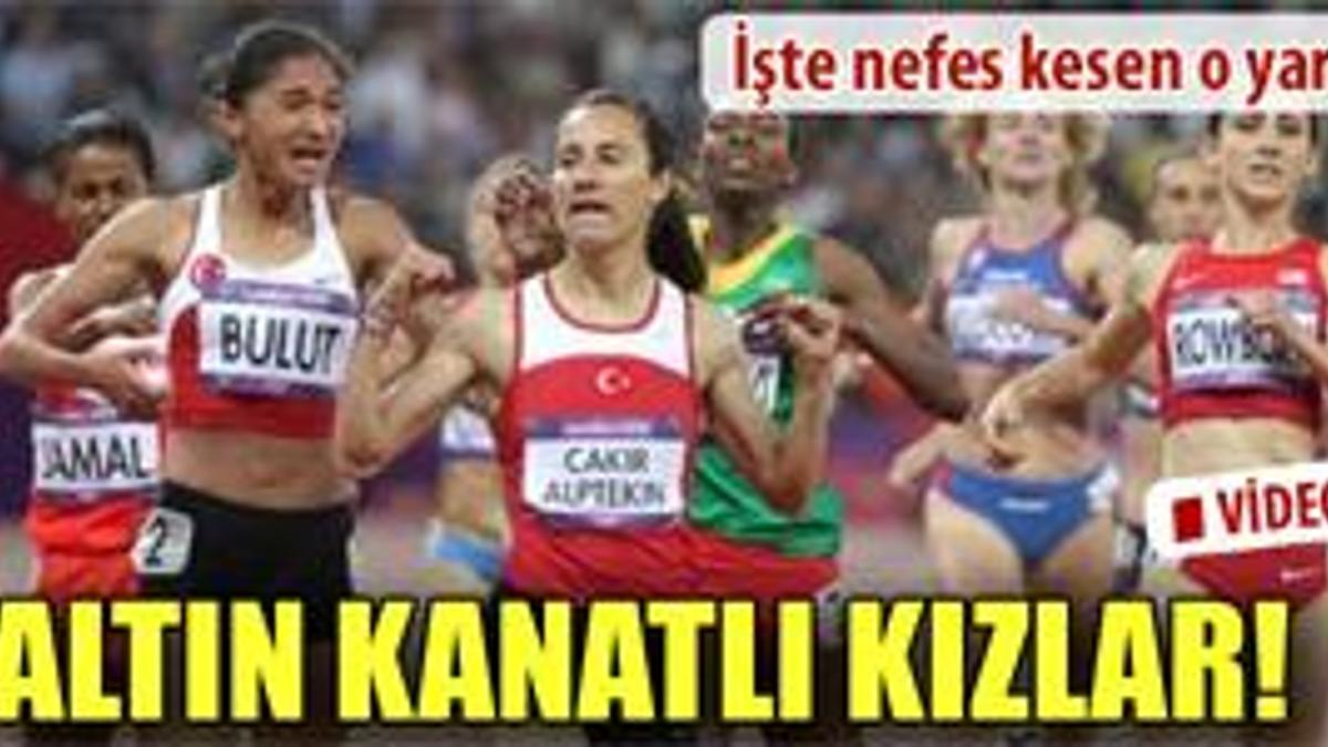 Aslı ve Gamze koştu, spiker çıldırdı