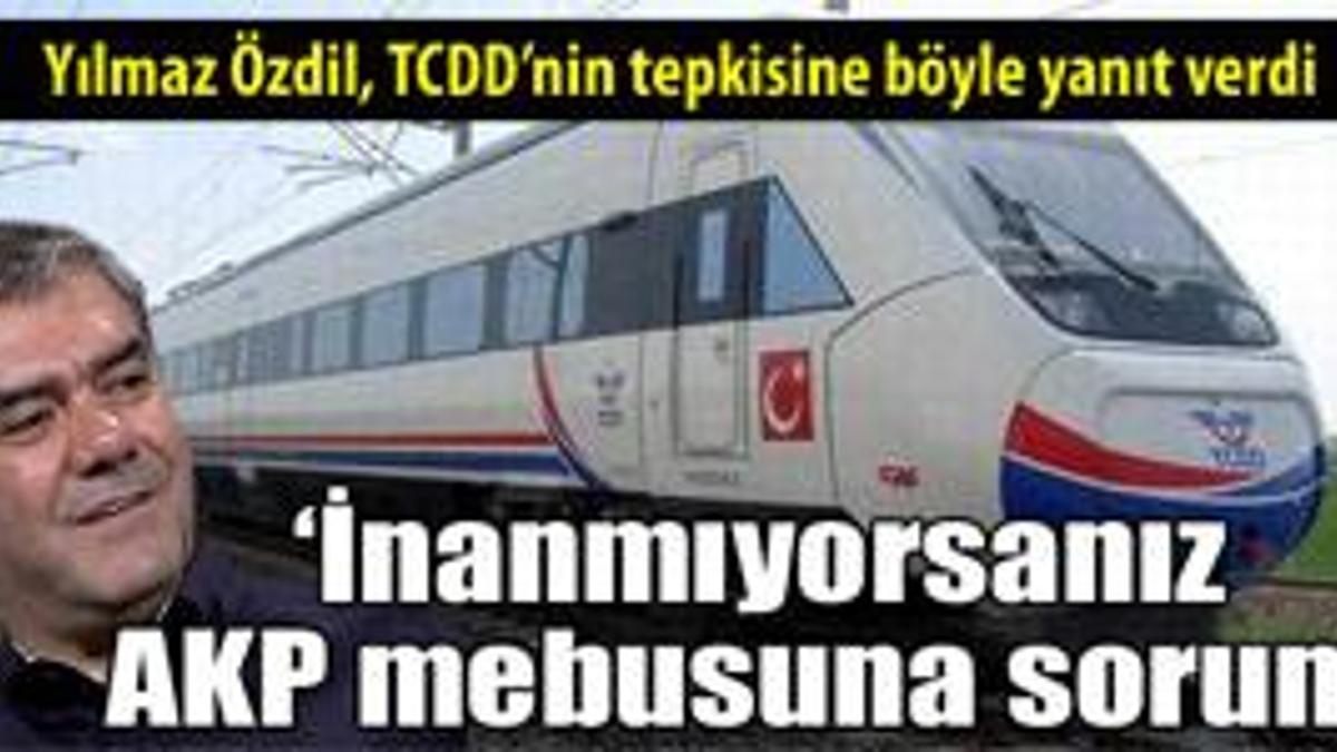 Özdil'e dolaylı teşekkür!