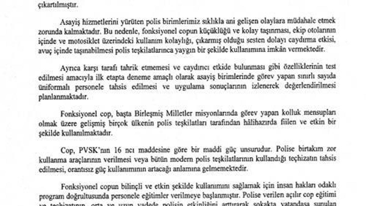 'Demir coplar alındı çünkü...'