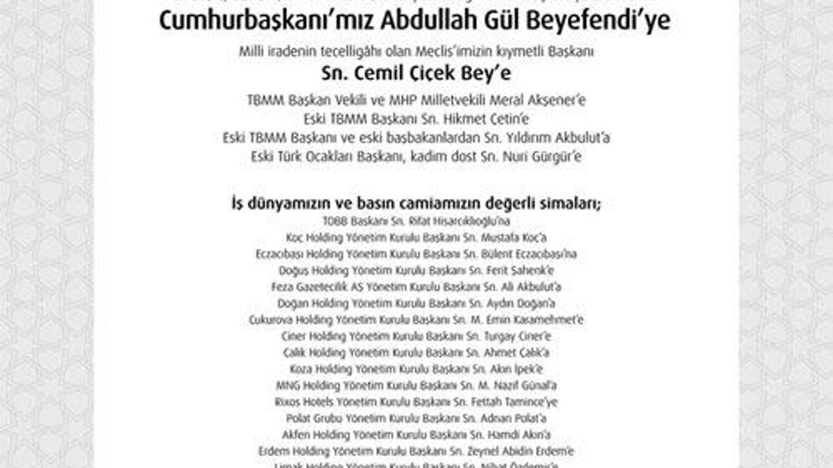 Gülen'den teşekkür mesajı!