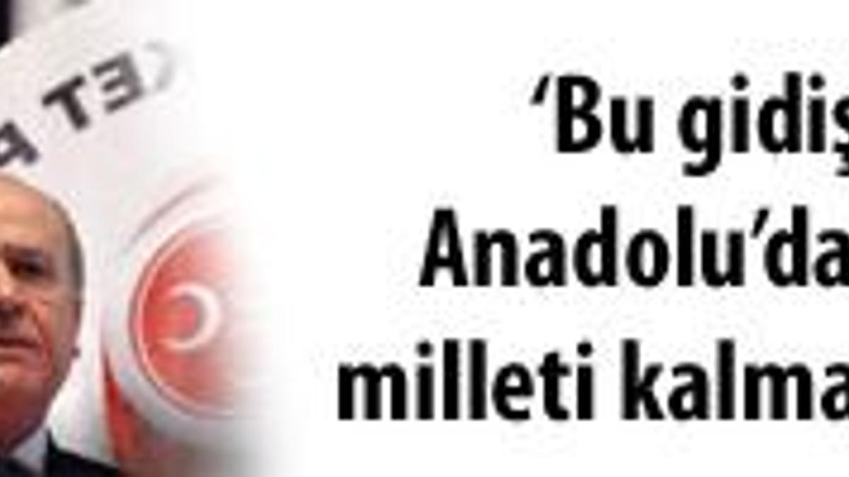 Bahçeli MYK'nın yarısını çizdi!