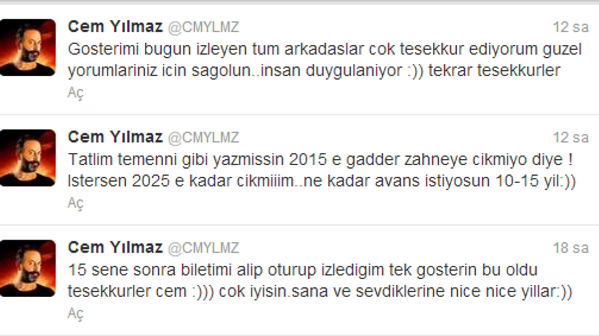 Kendi kendine tweet attı!