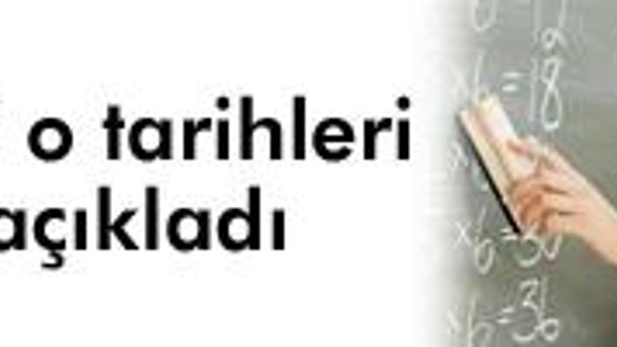 Öğretmenlere müjdeyi verdi