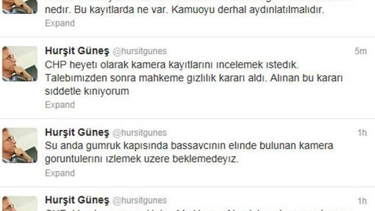 CHP heyetine kamera şoku