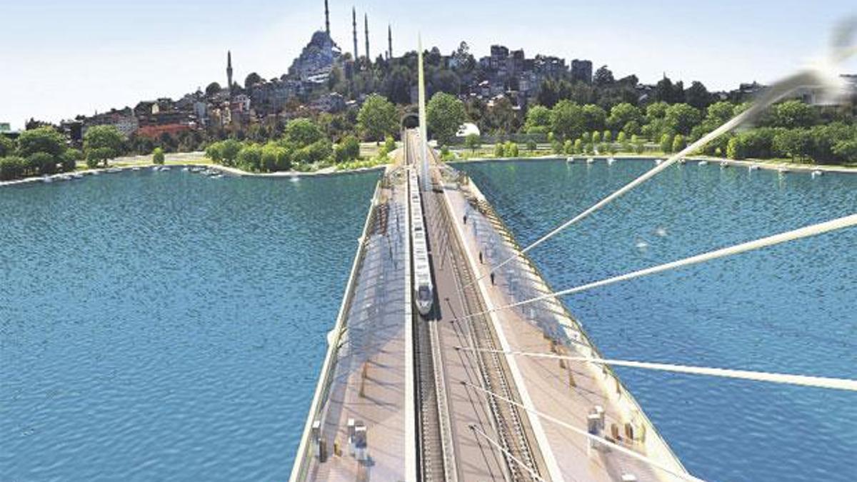Türkiye’nin ilk metro köprüsü!