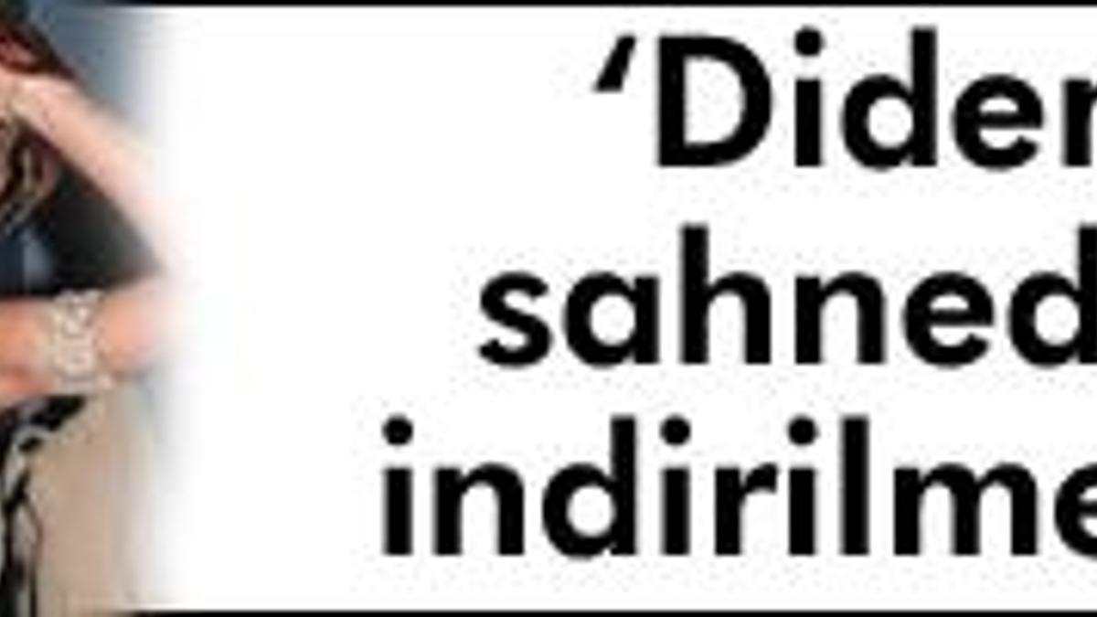 Apar topar sahneden indirdiler!