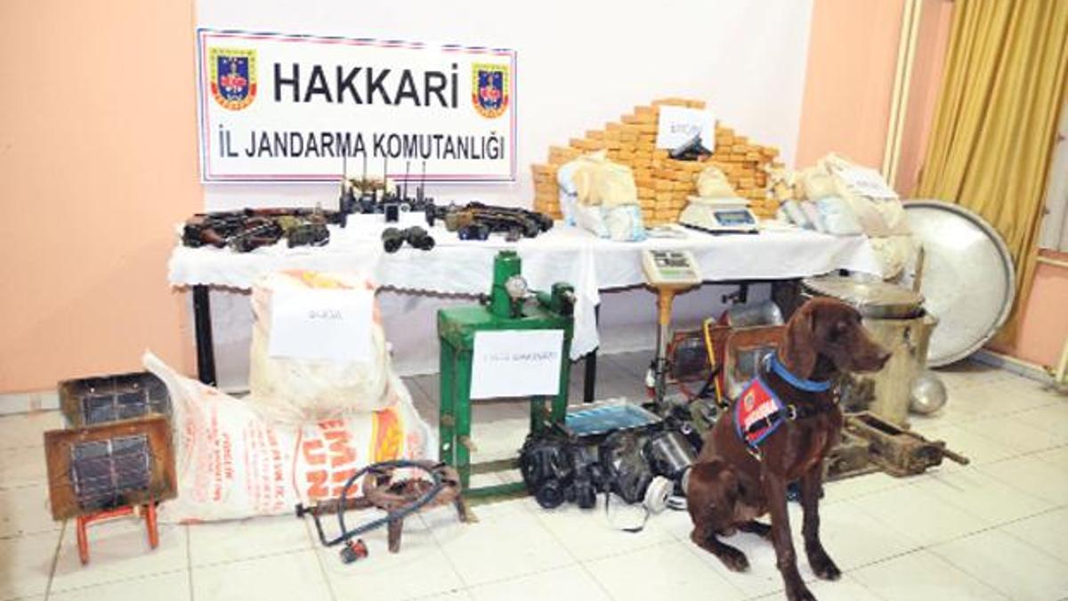 Dağda eroin operasyonu!