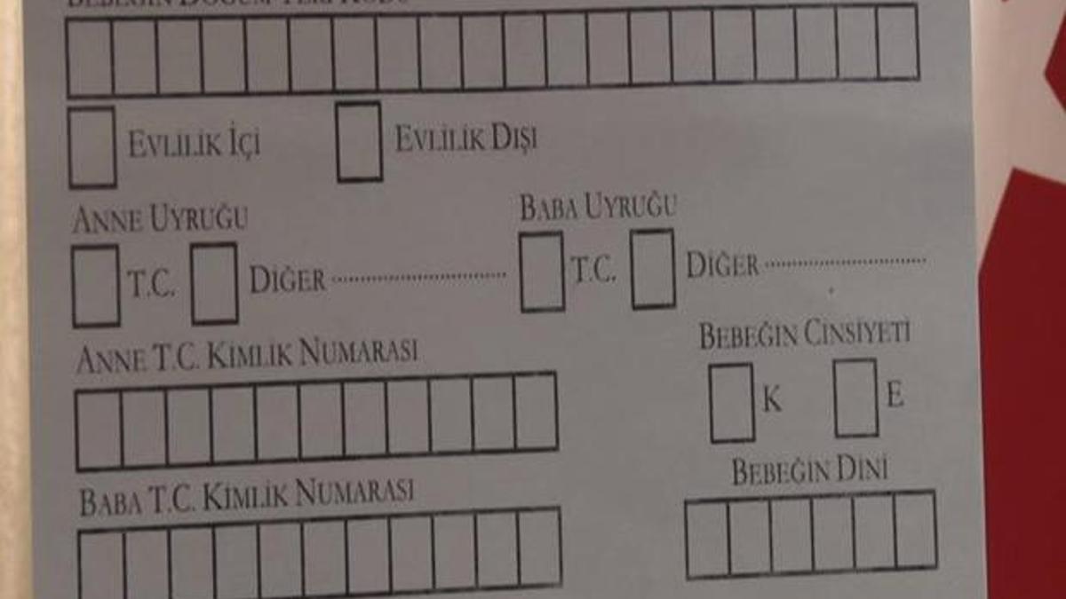 'Bebeğin dini nedir?'