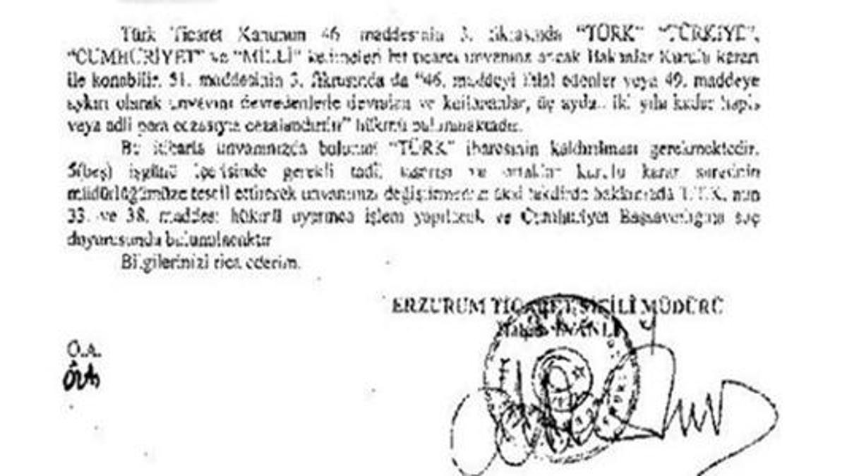 İşte o tebligat!