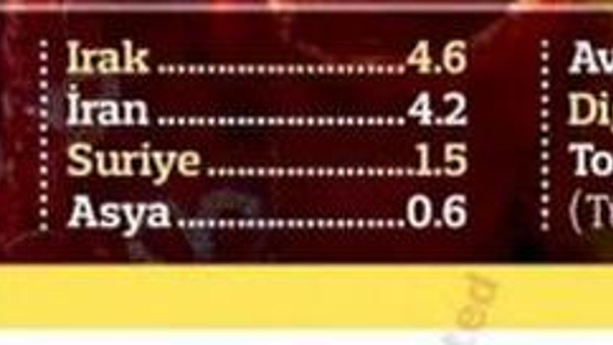 İşte dünyadaki Kürt nüfusu!