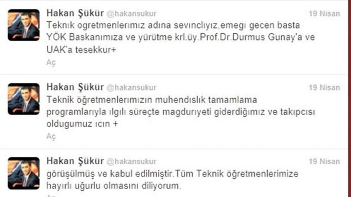 Hakan Şükür'den öğretmenlere müjde