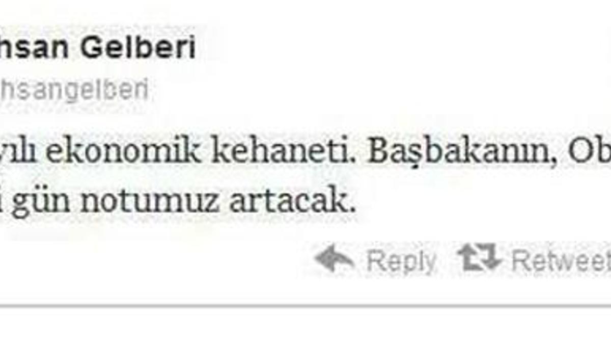 Olay yaratan tweet!
