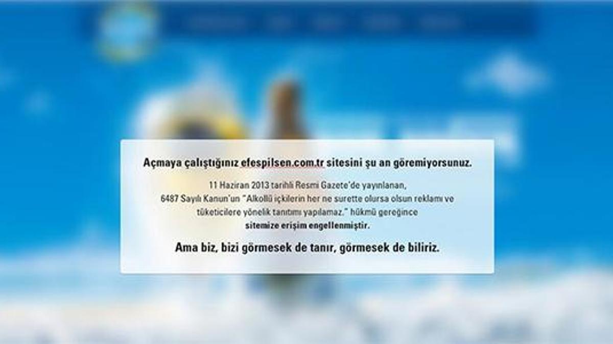 İçki firması böyle veda etti!