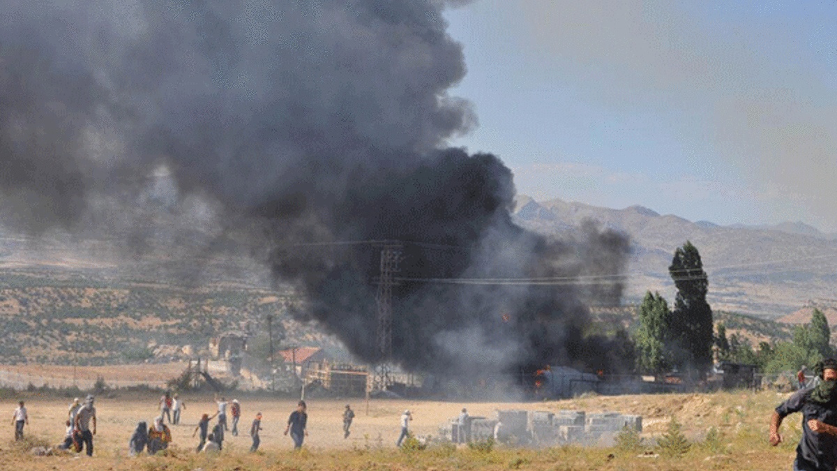 Lice kalekol eylemi: 1 ölü 9 yaralı