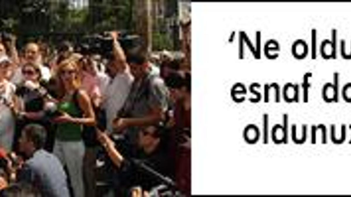Konuşan esnafa mühür!