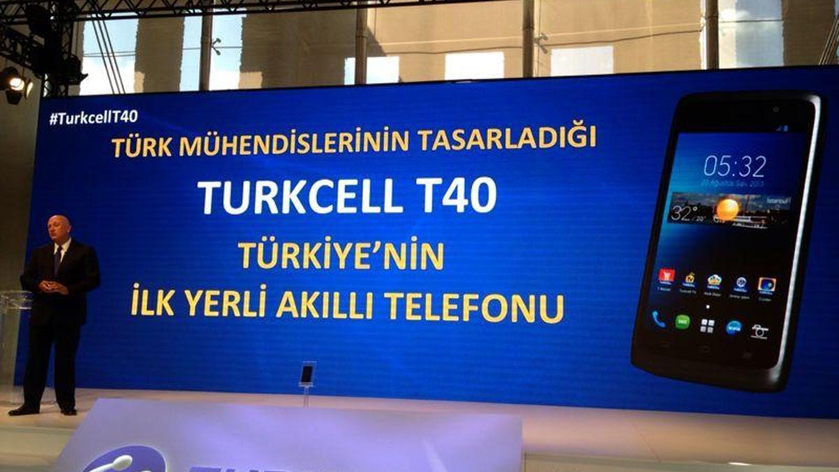 Turkcell ilk yerli akıllı telefonu T40''ı tanıttı!