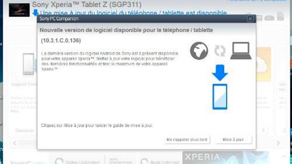 Xperia Tablet Z''ye güncelleme desteği