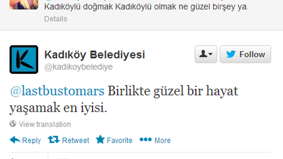 Biz de size karşı boş değiliz