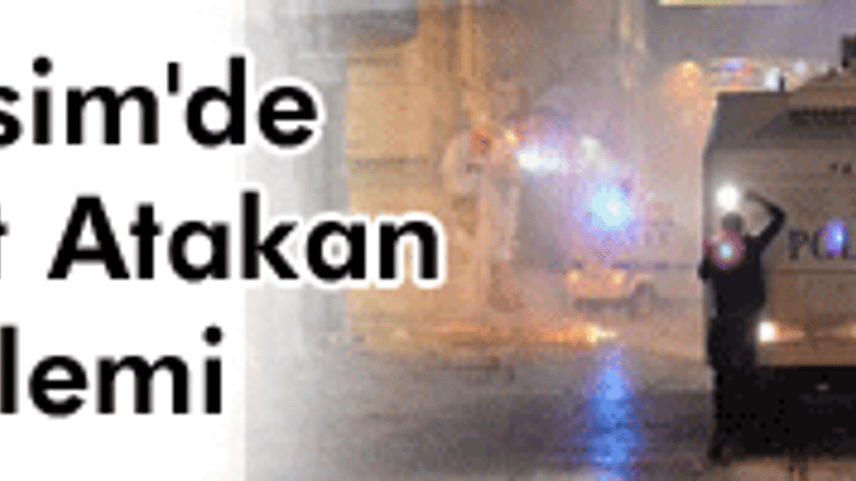 Biber gazı, ümit milli maçı durdurdu