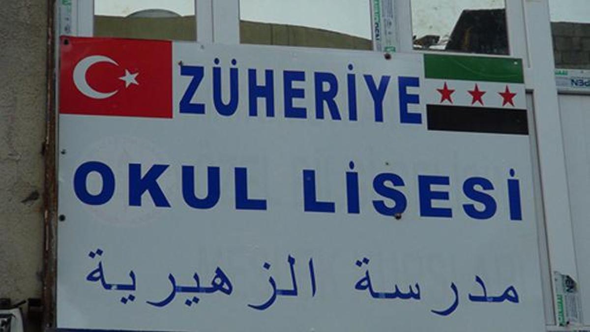 Reyhanlı'da ÖSO bayraklı okul!