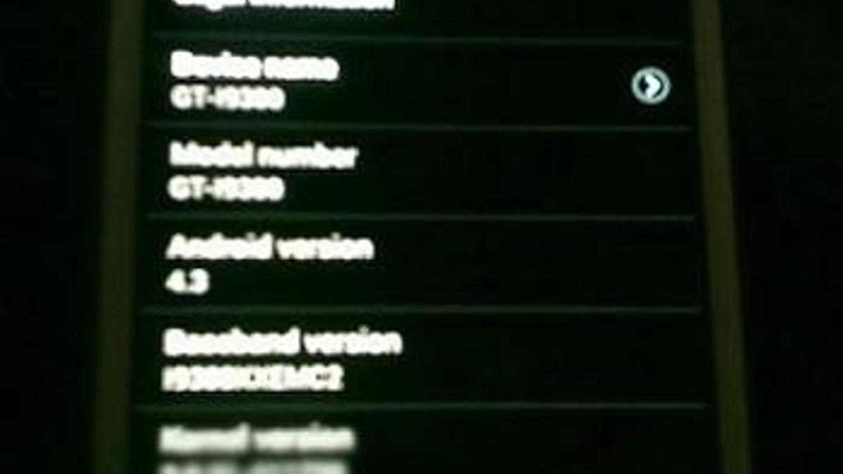 Galaxy S3''te Android 4.3 görüntülendi!