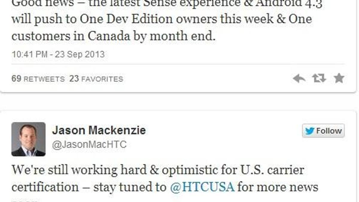 HTC One için Android 4.3 güncellemesi bu hafta başlıyor