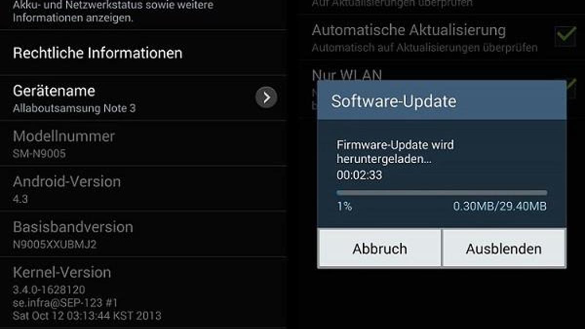Galaxy Note 3 için yeni bir güncellemenin dağıtımına başlandı