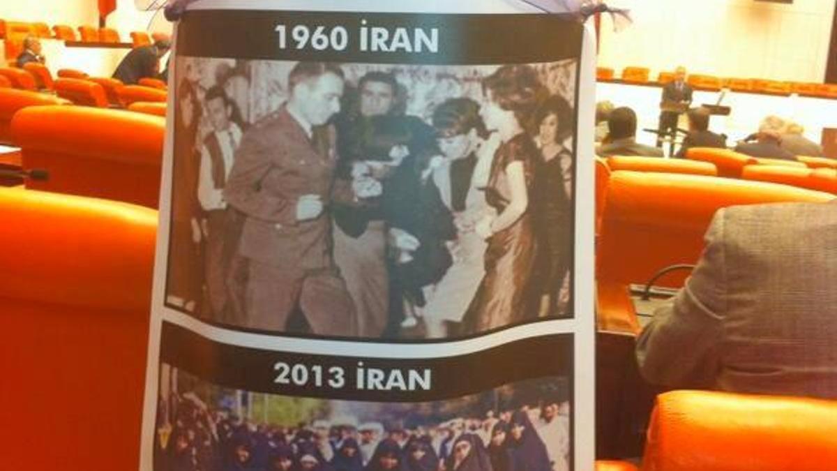 CHP'de duran kadın eylemi