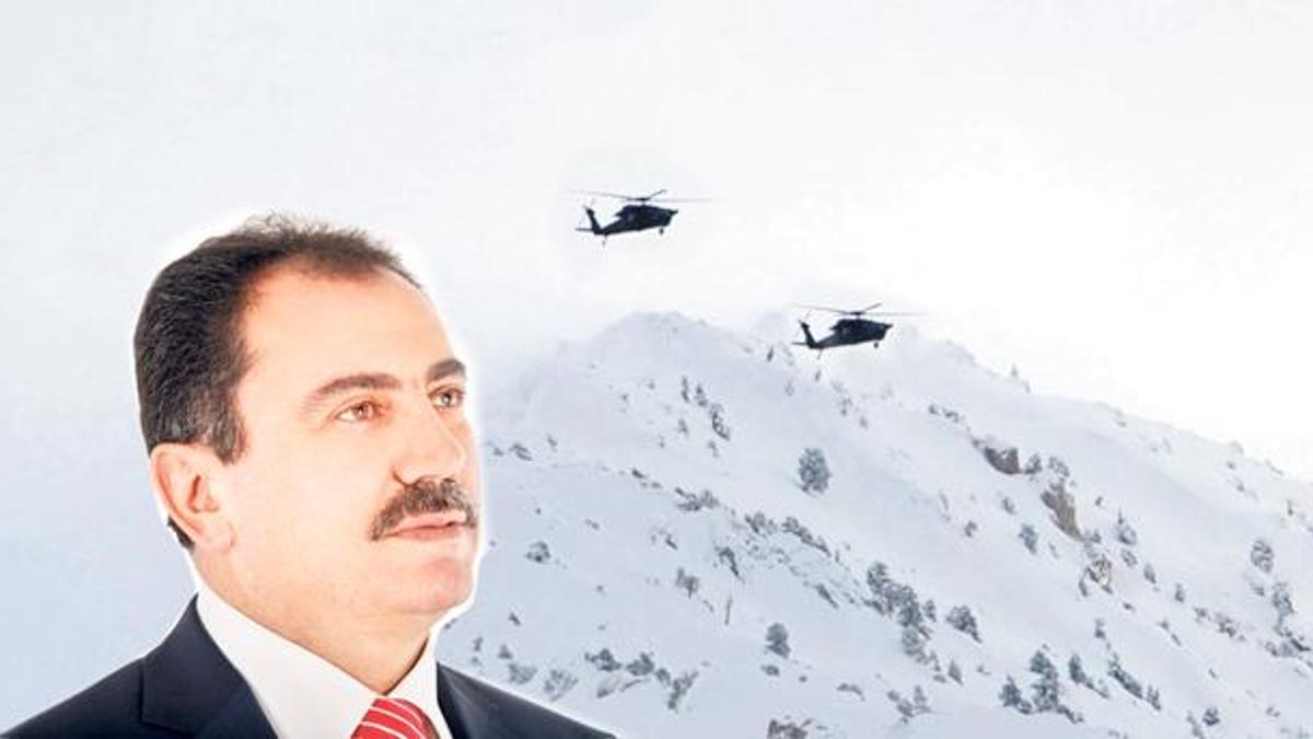 İki helikopter iniş yapmış!