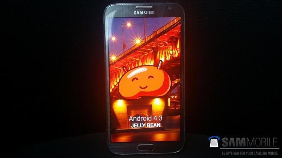 Galaxy Note II için Android 4.3 test aşamasında ortaya çıktı