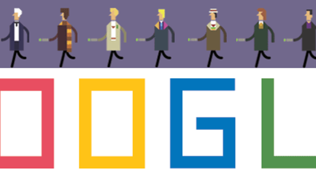 Google''dan Doctor Who için Doodle