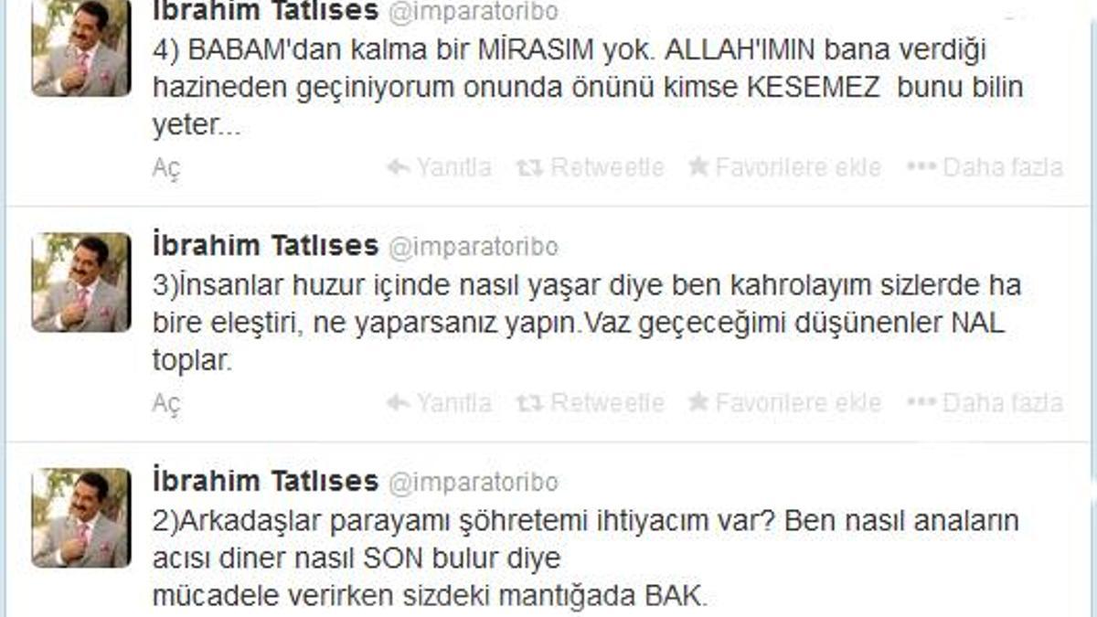 İbrahim Tatlıses sert çıktı